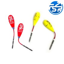 MAEK 맥상사 국산 날라리 지존 목줄찌 S타입 참돔낚시, B호, 레드, 2개