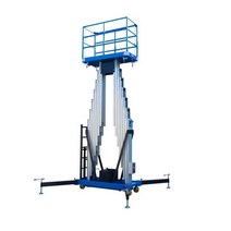 지게차고소작업대 리프트 전동 이동식 리프팅 유압 리모컨, 4m 높이 150kg 하중