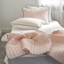 여니홈(여름이불) 우유 이불 패드 베개 시어서커 레이온 세트 아기 낮잠