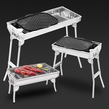 꾸버스 초경량 스텐 바베큐그릴, 1개