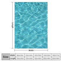 개인 수영장 용품 수영장 던지기 담요 대형 플란넬 얽힌 맞춤형 선물, 03 100x130cm(40x50in)