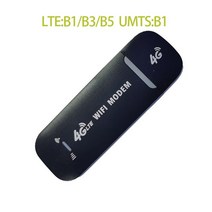 무선 라우터 공유기 4G LTE 무선 USB 동글 150Mbps 모뎀 스틱 와이파이 어댑터 카드 라우터 휴대용, [02] Black