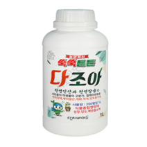 쑥쑥튼튼영양제 다조아 1리터 연작장애 뿌리발근 개화 착색 당도증가 성장촉진, 1개