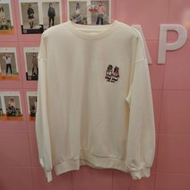 애플핑크 예쁜곰돌이봄가을맨투맨티셔츠APK8S101GSI 산본뉴코아