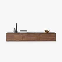 리코 서랍 수납장 거실장 TV다이 티비장 2600, 딥그린