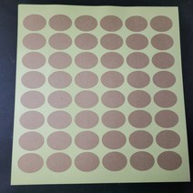 크라프트지 원형 무지 스티커 다용도 포장용 3종