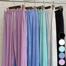 도트 플리츠 조거팬츠