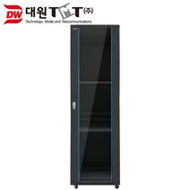 대원 허브랙 랙마운트 47U H2200xD800xW600 CCTV 허브 공유기 보관 인터넷 공사 H2200, 블랙 DW-H2200B
