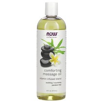 Now Foods (나우 푸드) 솔루션 아르니카 수딩 마사지 오일 237ml(8fl oz), 컴포트, 16 액상 온스