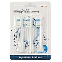 아이리버 음파 전동칫솔 리필용 칫솔모 3p, SBR-3P