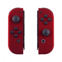 eXtremeRate 스위치 joycon과 스위치 OLED 모델에 대응용 핸드 헬드 컨트롤러 하우징 케이스 풀 세트 버튼 첨부 조이콘에 대응용 DIY 교환 케이스(콘솔 케이스는 포함되어 있지 않습니다)[스칼렛 레드]