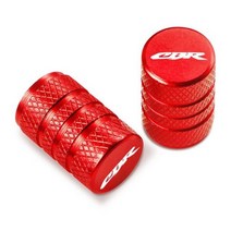 CBR 오토바이 타이어 밸브 공기 포트 줄기 커버 캡 플러그 혼다 CBR125 250 250R CBR600 F2 F3 F4 F4i 용 CNC 알루미늄 액세서리, Red