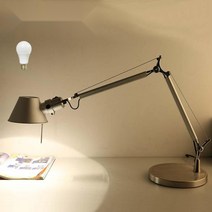 Mini Lamp 테이블 미니 Table 램프 TOLOMEO 톨로메오 경수진조명 아르떼미데, 다른, 실버 알루미늄 + 6W 2색 LED 전구