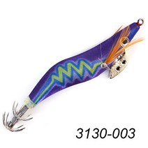 무늬오징어피규어 낚시 도구 액세서리 낚시미끼 낚시 루어 지그 싱커 2 #2.5 #3 # 오징어 후크 바다 낙지, 21 3130-003_02 3.0