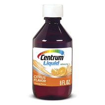 Centrum 성인용 액체 종합 비타민 비타민 B 및 항산화 물질이 함유된 멀티비타민/멀티미네랄 보충제 시트러스 맛 - 200ml(8온스)