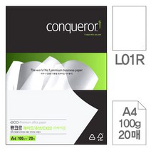 삼원 콩코르 레이드/우브/CW22리싸이클L00R.Diamond White/A4/100g/20매 오피스용품/사무용품/사무실용품/사무비품/회사비품/문구류/문구용품/복사용지/프린터용지/전산용지, 단일 1장당 칸 수