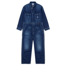 국내매장 정품 LEE 던가리스 유니온 점프수트 인디고 다크