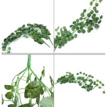 담쟁이덩굴 넝쿨 인조 조화 B 잎사귀 나뭇잎 아이비 벽꾸미기 원룸 거실 장식, 단일