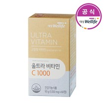 대상웰라이프 울트라비타민 C1000 1박스(60정), 단품
