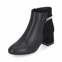 ELCANTO 마쯔 여성 가죽 보석 스트랩 앵클 부츠 6cm LCWA16M34V 292086