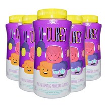 솔가 [5개 SET] 유큐브 어린이 종합비타민 120정 (구미) Solgar U Cubes Childrens Multi Vitamin Mineral 120gummies, 1개