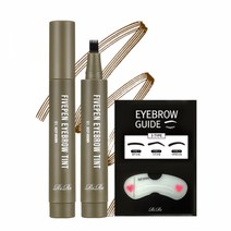 리르 파이브펜 아이브로우 틴트(딥브라운)+3종 눈썹 가이드 세트, 단품, 단품