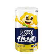 뽀삐 엠보싱 점보롤 화장지 500m, 4롤