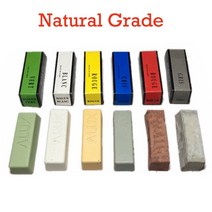 스테인레스 스틸 연마 왁스 금속 골드 구리 실버 주얼리 블록 팔찌 페이스트 도구 1 개, 01 Natural Grade_01 White