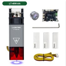 마킹기 레이저 조각기 고출력 각인기 나무 0 헤드 공기 지원 블루 라이트 모듈 절단 조각 기계 목재 도구, CHINA, LT-40W-AA