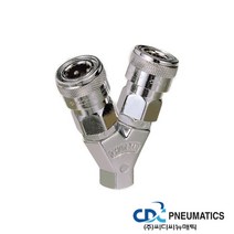다용도 스틸 원터치 커플러 유압 호스 카플러 QUICK COUPLER LC 타입, LC 2A, 1개