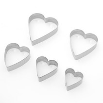 기념일 베이킹 쿠키 반죽 하트 모양틀 제과 준비물 요리놀이 제빵