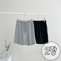잇츠심플 마뚜루 잔골지 밴딩 5부 반바지 2장