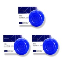 오베오 진화광수 멘톨(MENTHOL)멘솔 스킨바 클렌징비누, 3개, 110g, 3개
