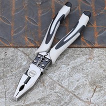 니퍼 롱노우즈 압착기 바이스 와이어 펜치 스트리퍼 전선탈피키 니퍼 압착기 와이어커터 펜치 롱로즈 케이블스티리퍼 전선스트리퍼 피복, 다목적핸드툴-1889-6-9in전선플라이