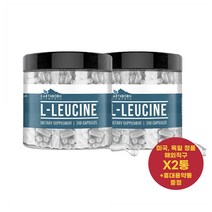 미국직구 어쓰본 류신타블렛 1400mg 200정X2통 어스본 Earthborn L-Leucine 휴대용약통증정