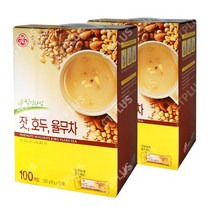 오뚜기 잣 호두 율무차 100T 대용량 국산차티백