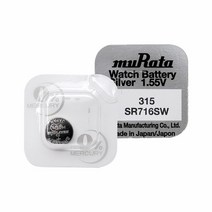 [KT알파쇼핑]무라타 315(SR716SW)(1알) 시계건전지 1.55V, 단일상품_W666A8E_모델명/품번_상세페이지참조