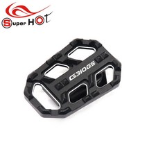 bmw g310gs 2017-2020 2019 용 오토바이 액세서리 리어 풋 브레이크 레버 페달 확장 확장 리어 브레이크 페그 패드 익스텐더, 검은 색