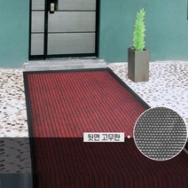 건물외부 소음방지 물기 바닥 빗물 미끄런 로비 장마철 롤매트, 그레이, 1개