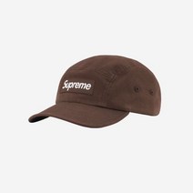 슈프림 워시드 치노 트윌 캠프캡 브라운 - 22FW Supreme Washed Chino Twill Camp Cap Brown 22FW213148