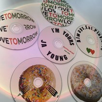 힙한 인테리어 소품용 CD (공CD 굽기 가능 거치대 케이스포함), C-AlwaysEatPlayLove