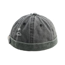 NEW 티오 빈티지 와치캡 그레이 챙없는 골무모자