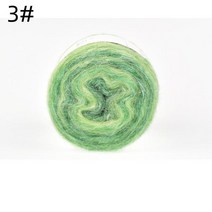 핸드워머뜨기 조끼 목도리 가디건 끄개질 뜨기 뜨개질레인보우 앙골라 아모루스 모헤어 양모 원사 100 g /, 한개옵션1, 03 3