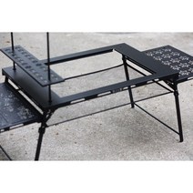 igt 테이블 Micars새로운 국내 흑화 전술 MG IGT Daishin 피크닉 바베큐 캠핑, 테이블 아래 그물 포켓 액세서리