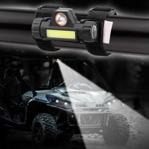 4륜 atv 오토바이 사륜 농업용 산악 튜닝 파츠유니버설 롤 바 마운트 LED 라이트 Klutchtech 인테리어 돔, 01 Black