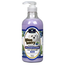 벨버드 블루베리 반려견 샴푸 & 린스 겸용, 750ml, 2개