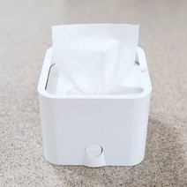 키다리아저씨 냅킨 케이스 자동 높낮이 냅킨통, 1개, 화이트
