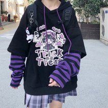 kith 키스 japanese moletom anime hoodies cartoon e girl y2k gothic 하라주쿠 미적 zip up hoodie 풀오버 여성 스웨터