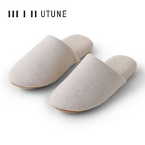 UTUNE-여성용 코튼 린넨 실내 플랫 신발 뮤트 홈 슬리퍼 스웨이드 밑창 나무 바닥 남성 슬라이드 조용한 봄/가을/겨울용