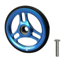 카본휠셋 카본삼발이 라이트웨이트휠 2021 브롬톤 접이식 초경량 이지 휠 + 나사를 위한 새로운 easywheel 자전거, 푸른